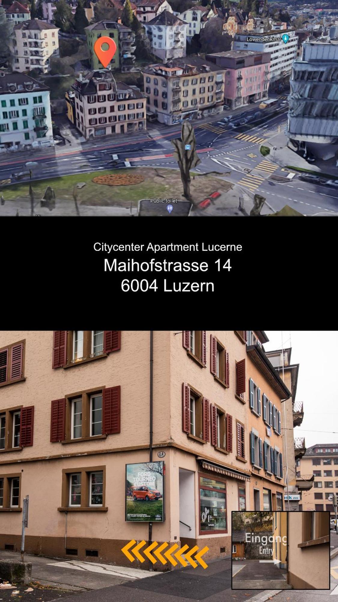 Citycenter Apartment With Parking Lucern Exteriér fotografie