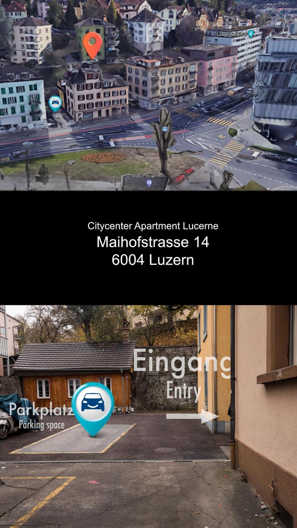 Citycenter Apartment With Parking Lucern Exteriér fotografie